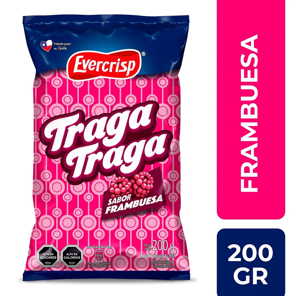 Traga traga frambuesa 200 gramos
