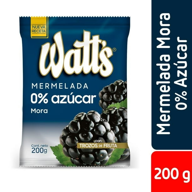 Mermelada Watts Sin azúcar mora 200 g