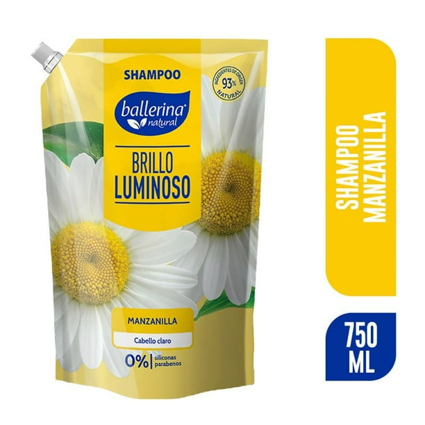 Shampoo Ballerina manzanilla sin sal 750 ml Doypack