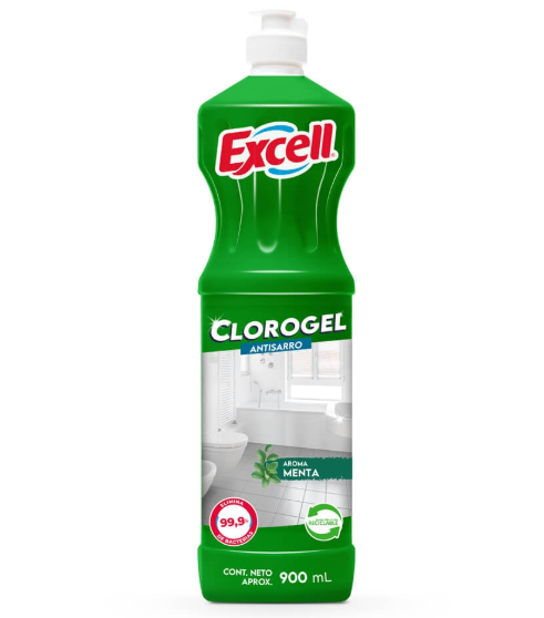 Cloro gel antisarro Excell 900 Ml