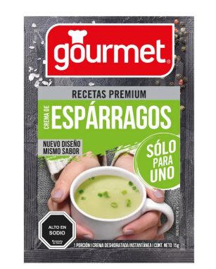 Crema de esparragos Gourmet 15 gramos