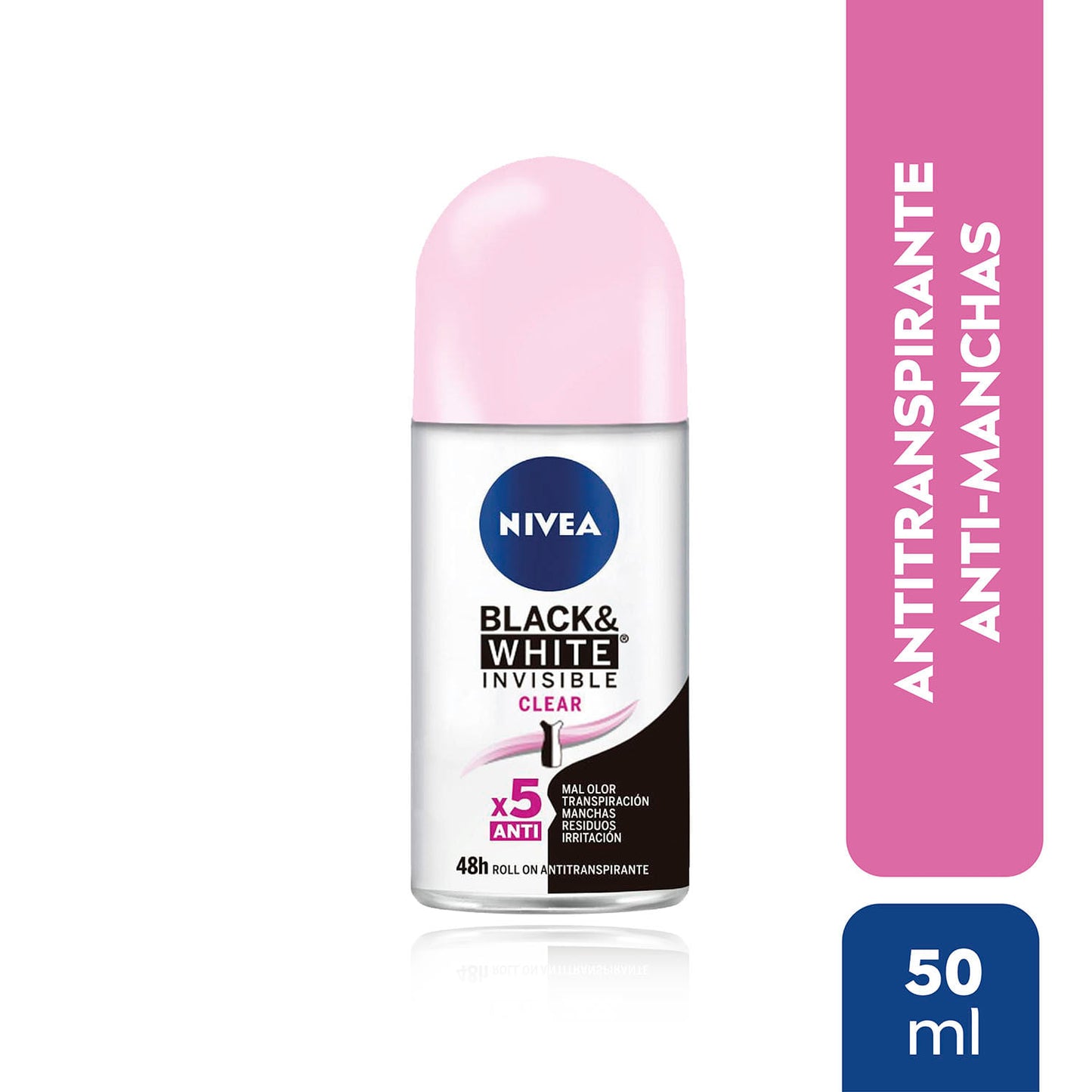 Desodorante Nivea Roll B&W Women 50 Ml