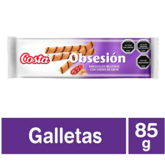Galletas Obsesión Costa 85gr Crema Maní