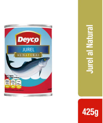 Jurel al natural Deyco 425 gramos