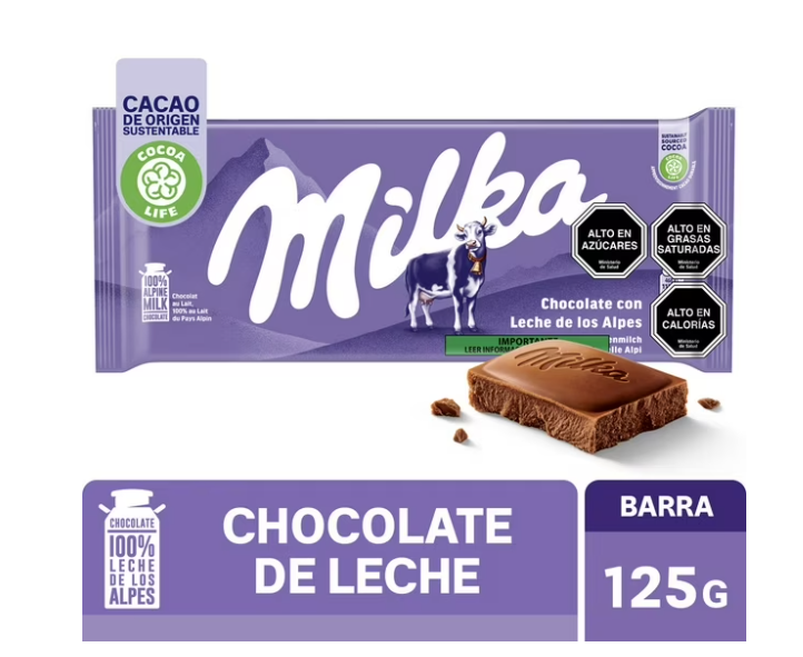 Milka de Leche 125gr
