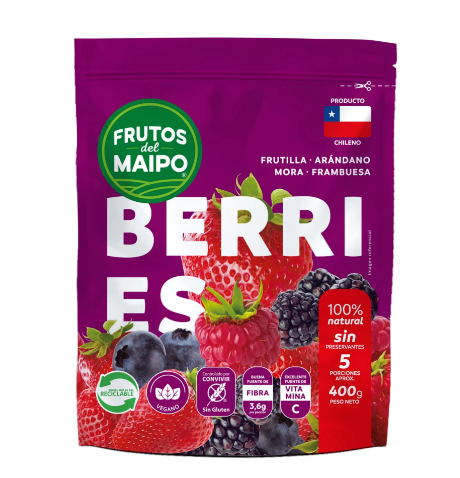 Mix Berries 400gr Frutos del Maipo