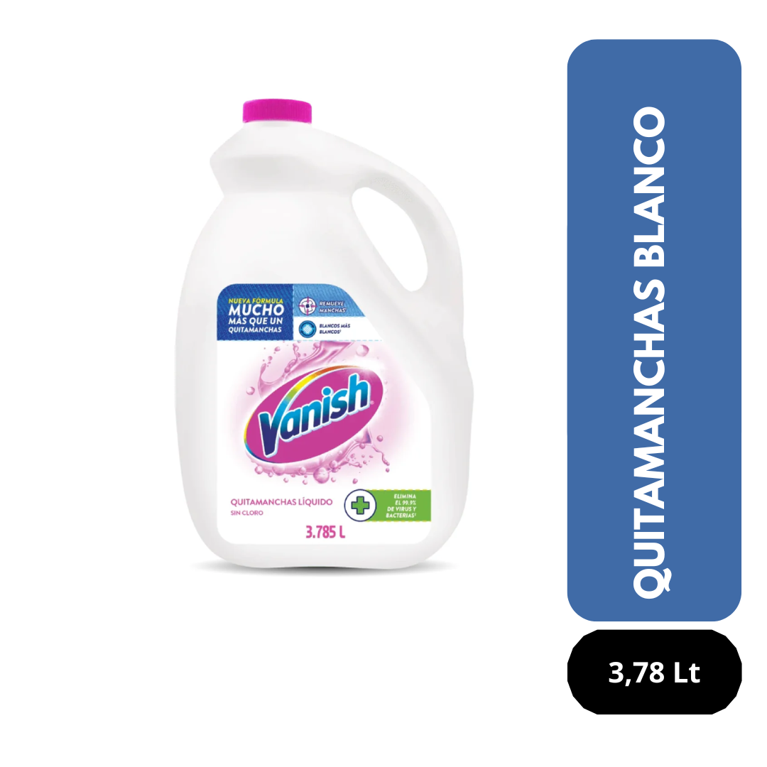 Vanish quitamanchas blanco liquido 3,78 Lt (Copia)