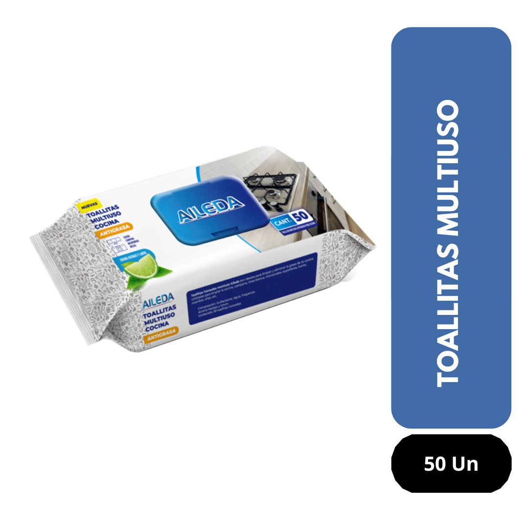 Toallita Multiuso Aileda 50 Un