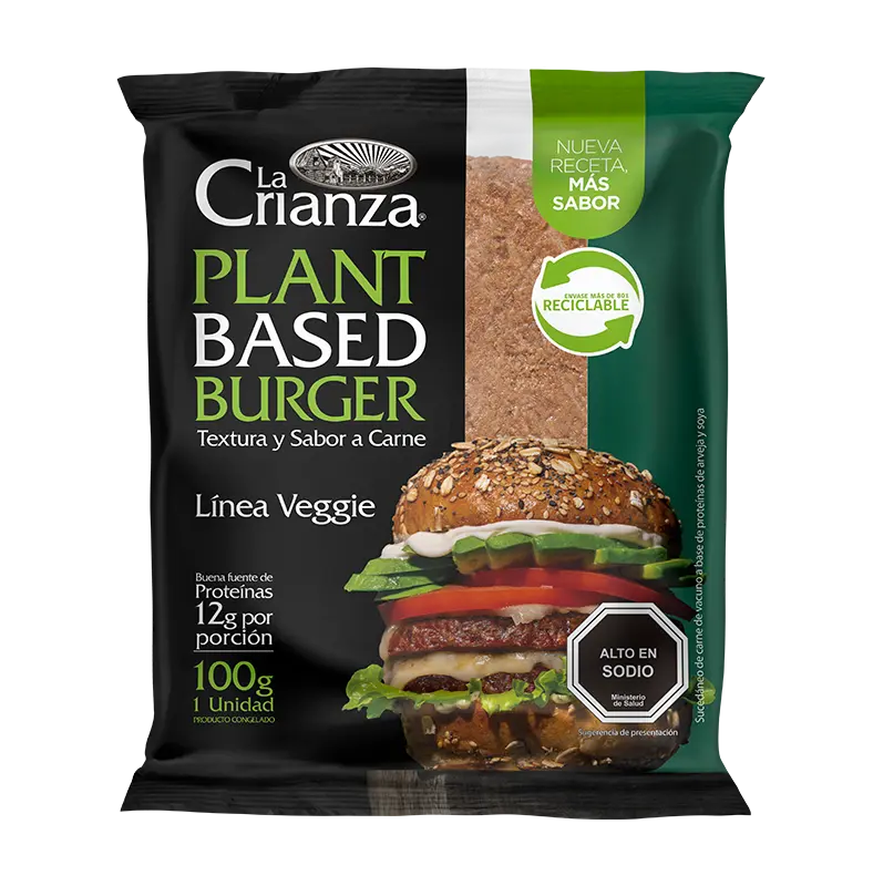 Hamburguesa plant based La Crianza 100 gr