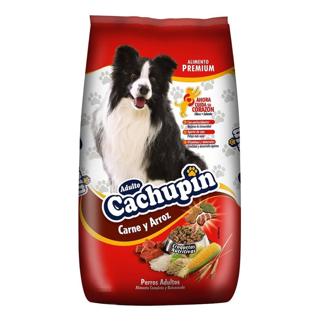 Comida perro Cachupin adulto sabor carne y arroz 2000 gr