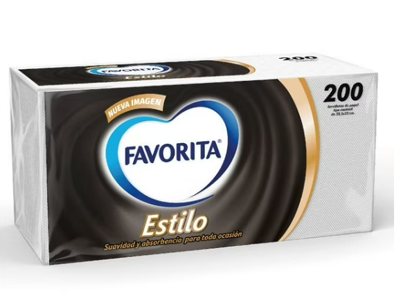 Servilletas Cocktail Favorita 200u