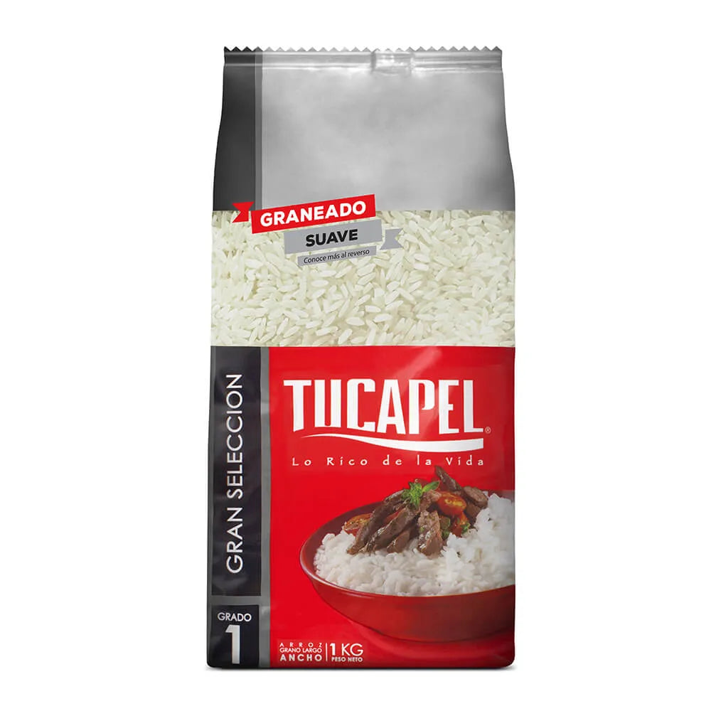 Arroz Tucapel gran selección grado 1, 1 kg