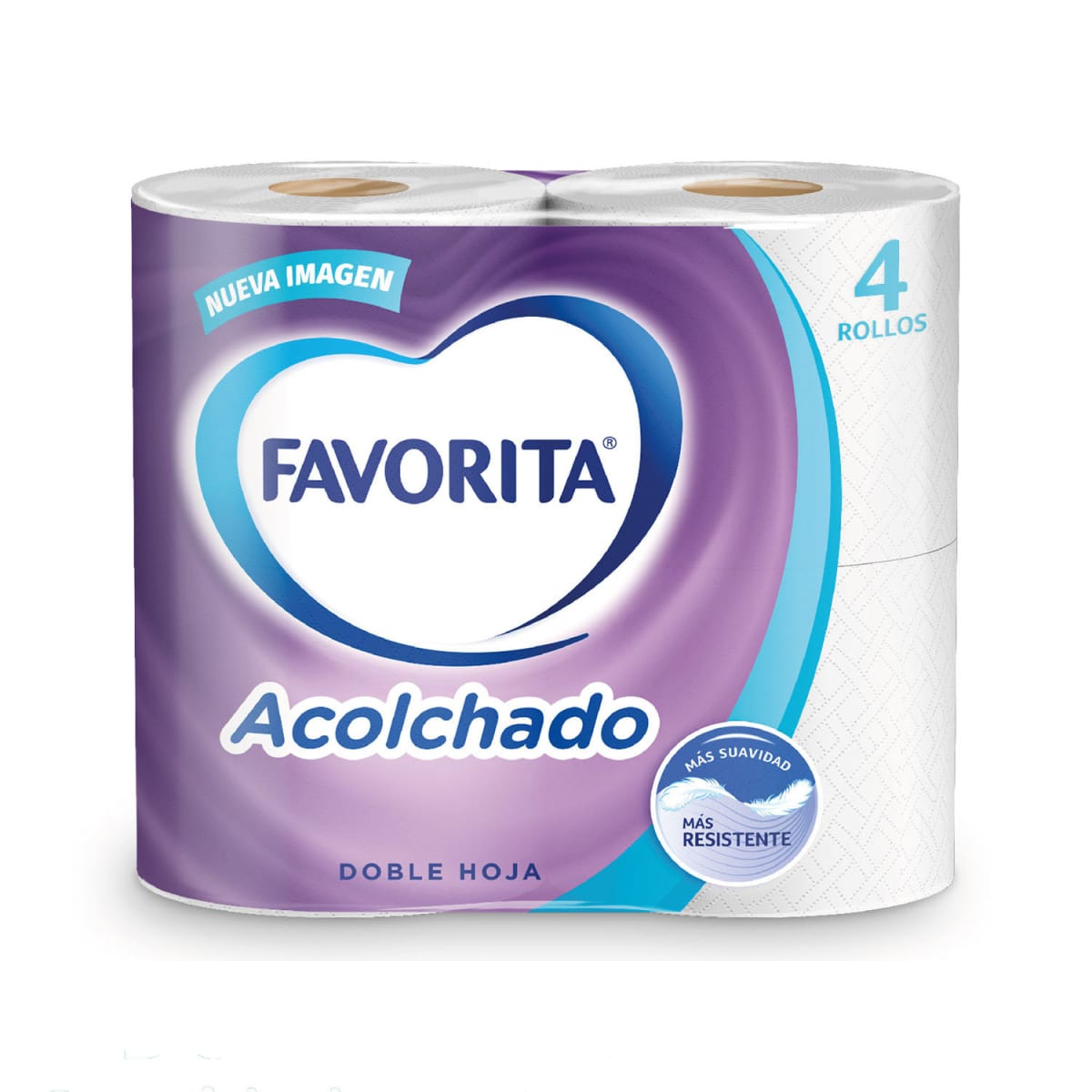 Papel Higienico Favorita doble hoja acolchado 4 x 22 m