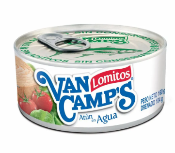 Atún lomitos en agua Van Camps 160 gramos