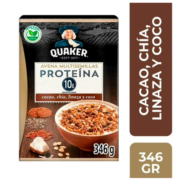 Avena Quaker 346gr Proteína