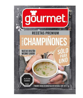 Crema de champiñones Gourmet 15 gramos