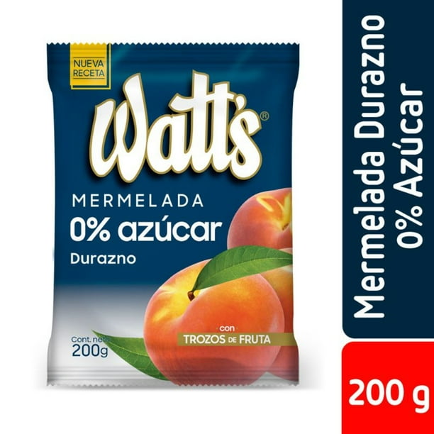 Mermelada Watts Sin azúcar durazno 200 g