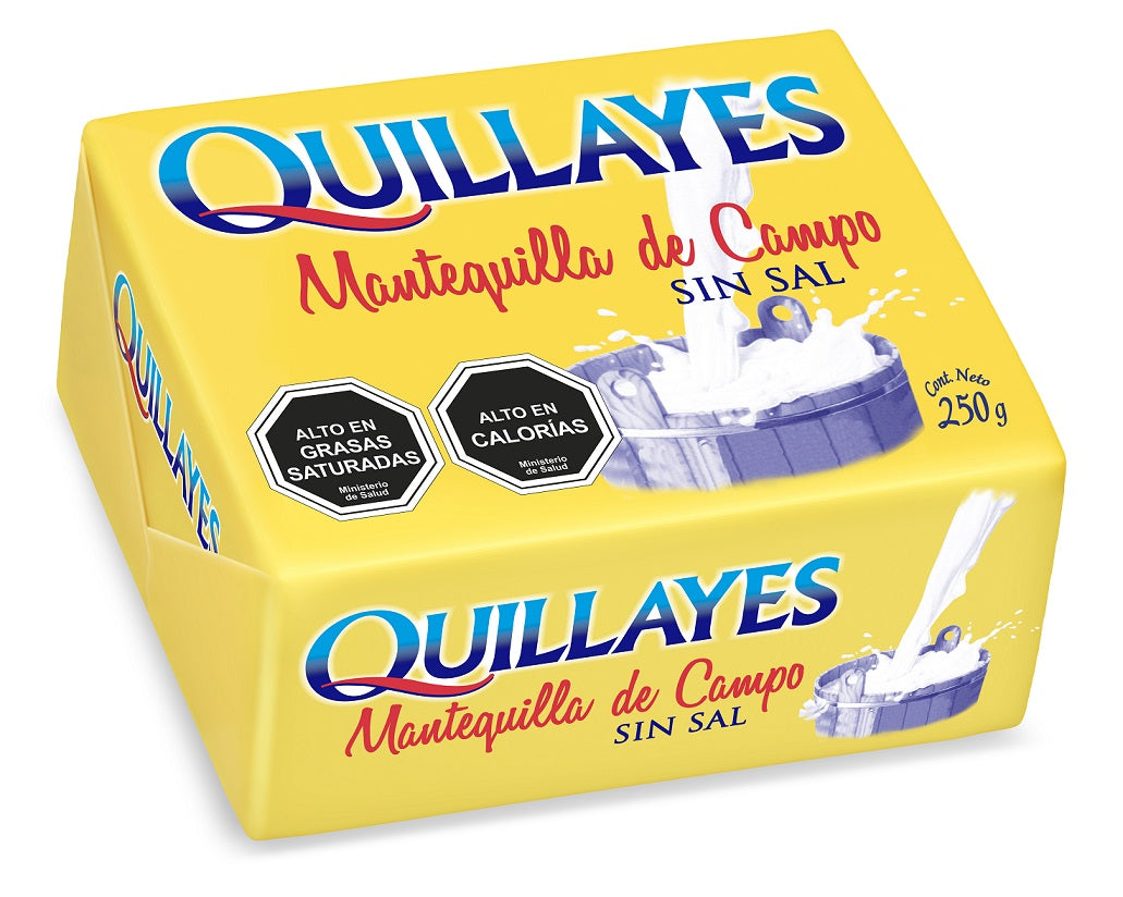 Mantequilla Quillayes Surlat 250 gramos s/sal