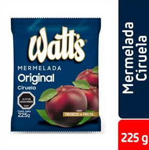 Mermelada Watts 225g Ciruela