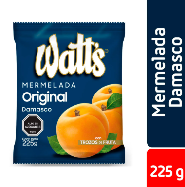 Mermelada Watts 225g Damasco