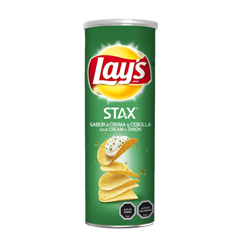 Lays stax cebolla 134 gramos