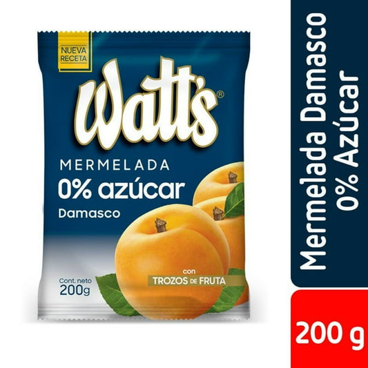Mermelada Watts Sin azúcar damasco 200 g