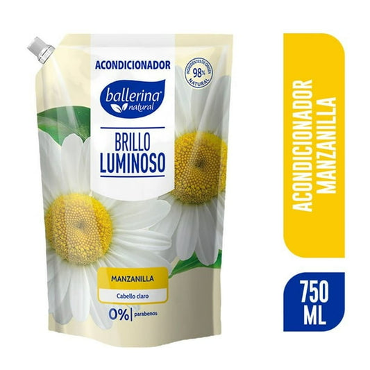 Acondicionador Ballerina manzanilla 750 ml Doypack