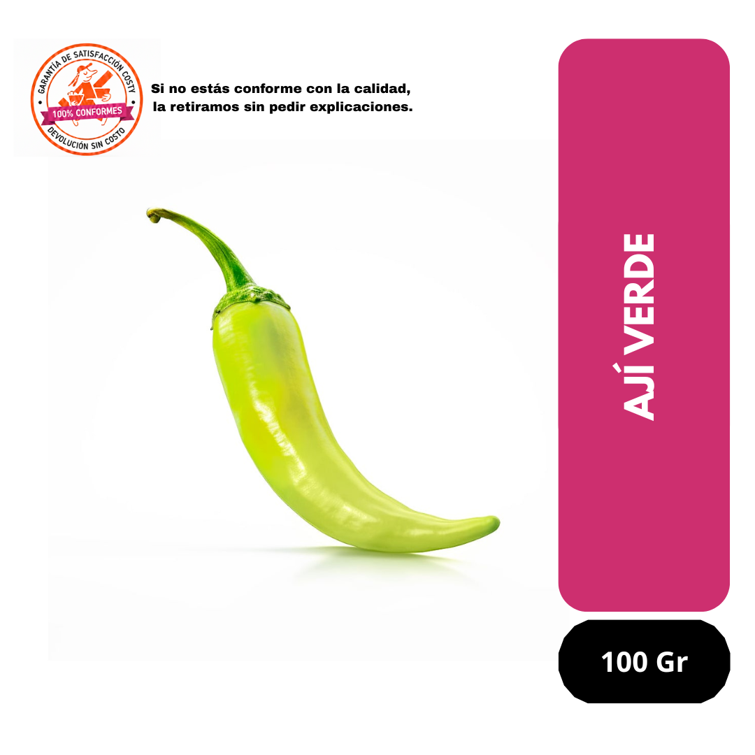 Ají verde 100 gramos
