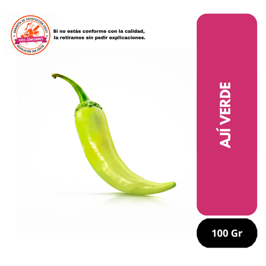 Ají verde 100 gramos