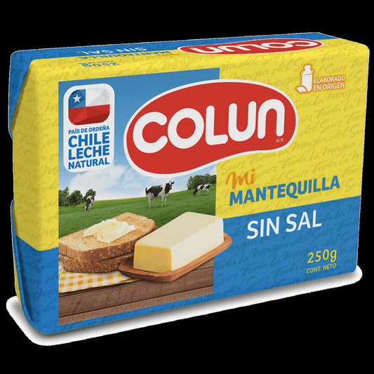 Mantequilla colun 250 gramos s/ sal
