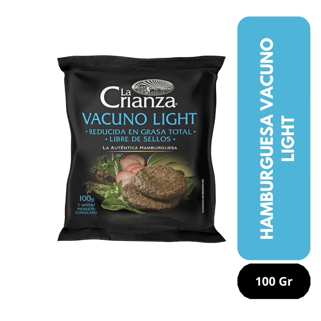 Hamburguesa La crianza light 100 gramos