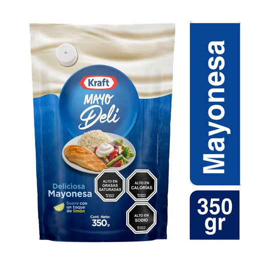 Mayonesa kraft doypack regular 350 gramos