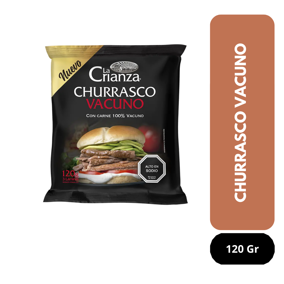 Churrasco vacuno La crianza 120 gramos