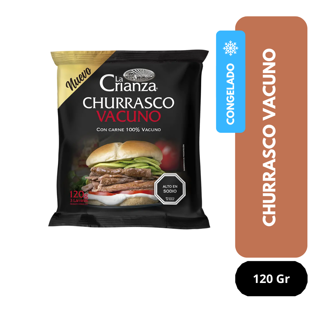 Churrasco vacuno La crianza 120 gramos