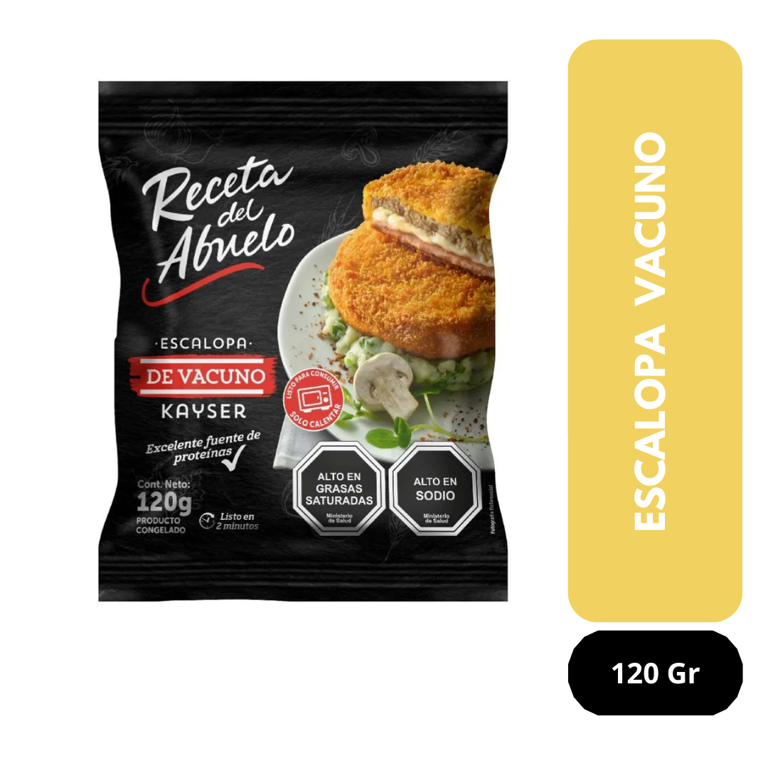 Escalopa de vacuno Kayser Receta del Abuelo 120 gr
