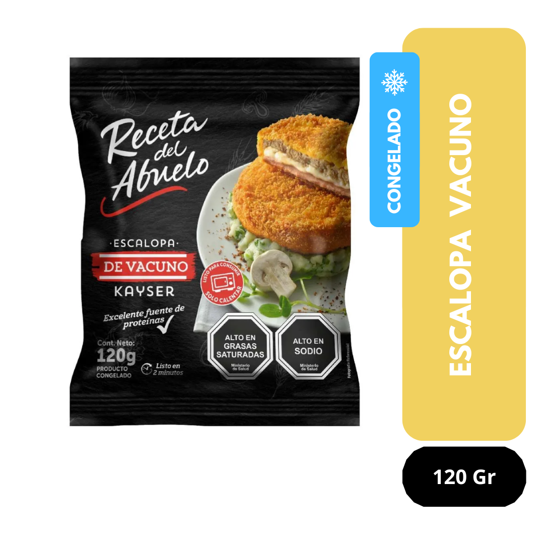 Escalopa de vacuno Kayser Receta del Abuelo 120 gr