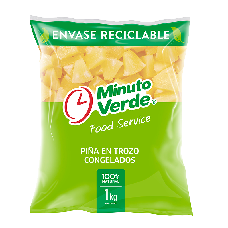 Piña trozos congelado Minuto Verde 1 Kg