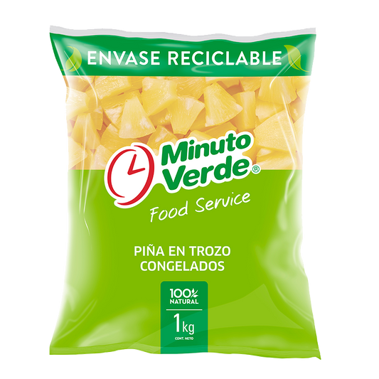 Piña trozos congelado Minuto Verde 1 Kg