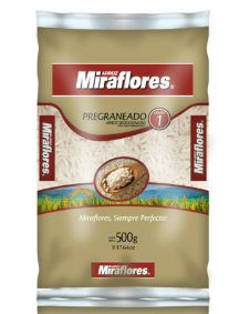 Arroz Miraflores pregraneado 500 gramos