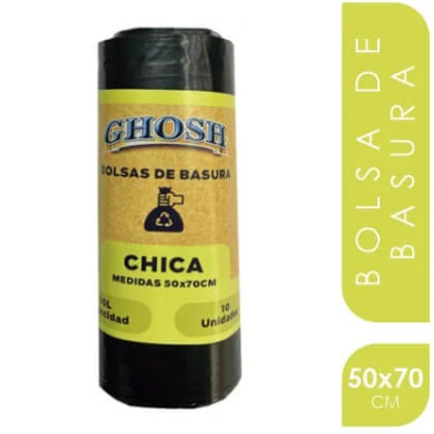 Bolsa de basura 50 x 70 Ghosh 10 unidades