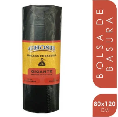 Bolsa de basura 80 x 120 Ghosh 10 unidades