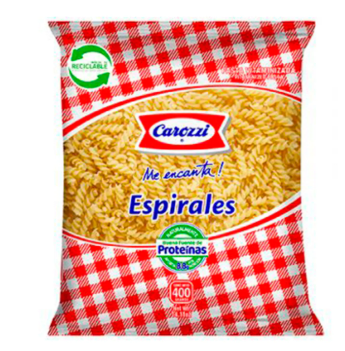 Espirales Carozzi 400 gramos