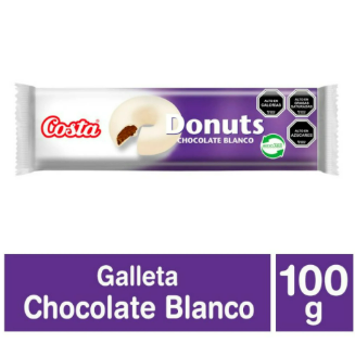 Galletas Donuts Costa 100gr Blanco
