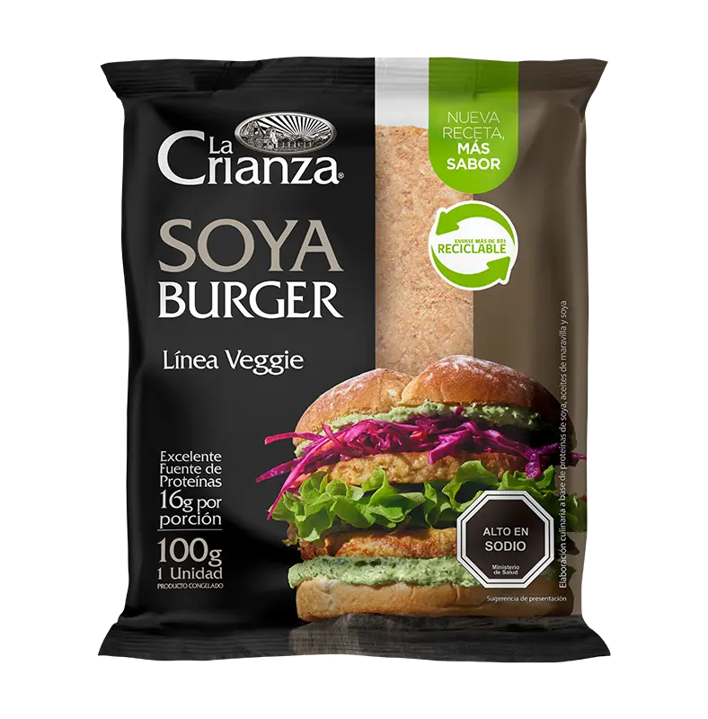 Hamburguesa de soya La Crianza 100 gr