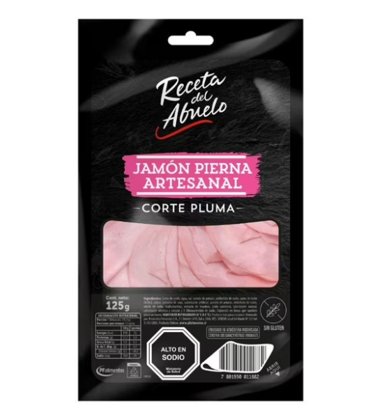 Jamón Pierna Artesanal Receta del Abuelo 125gr