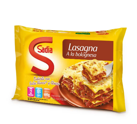Lasagna Bolognesa 600gr Sadia