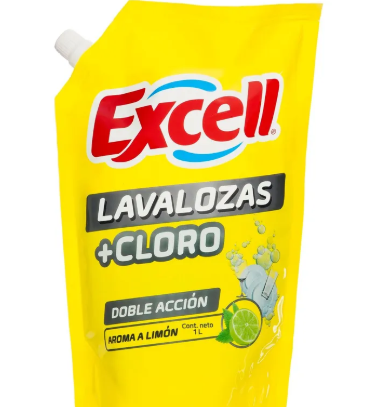 Lavalozas con cloro Excell Doypack 1 Lt