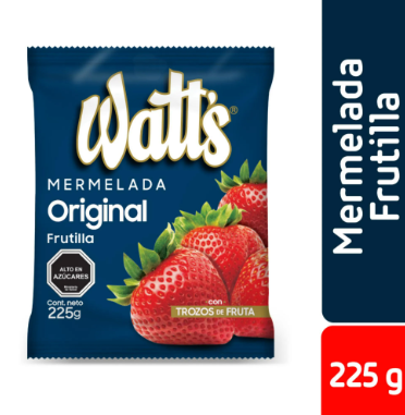 Mermelada Watts 225g Frambuesa