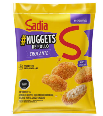 Nuggets crocantes 1 kg Sadia