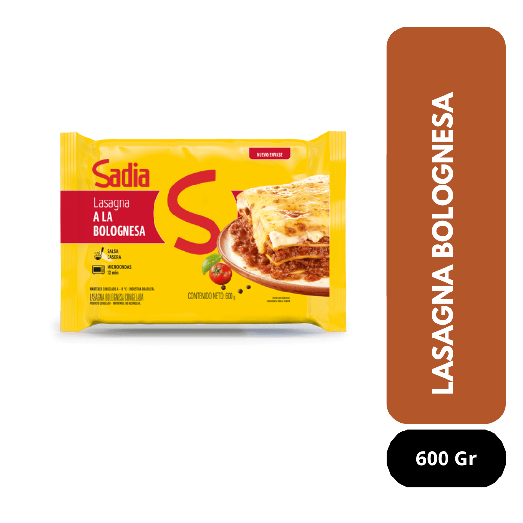 Lasagna Bolognesa 600gr Sadia